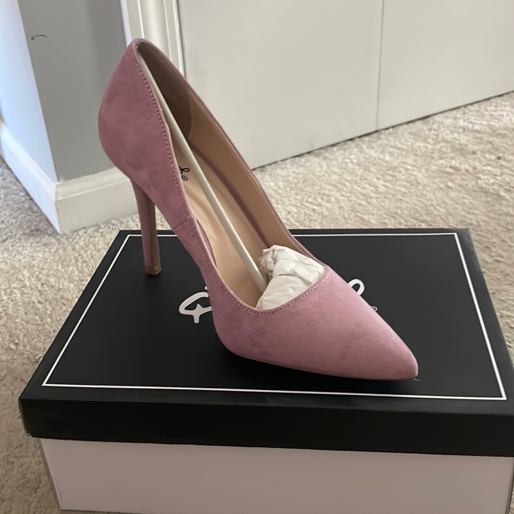Cute Lilac High Heels No Longer Fit